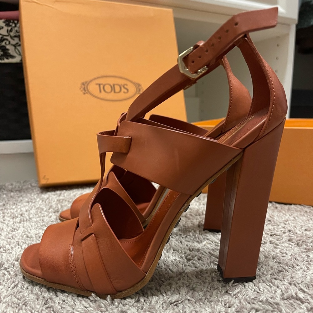 TOD’S Sandals/Heels size 9 - Picture 2 of 13